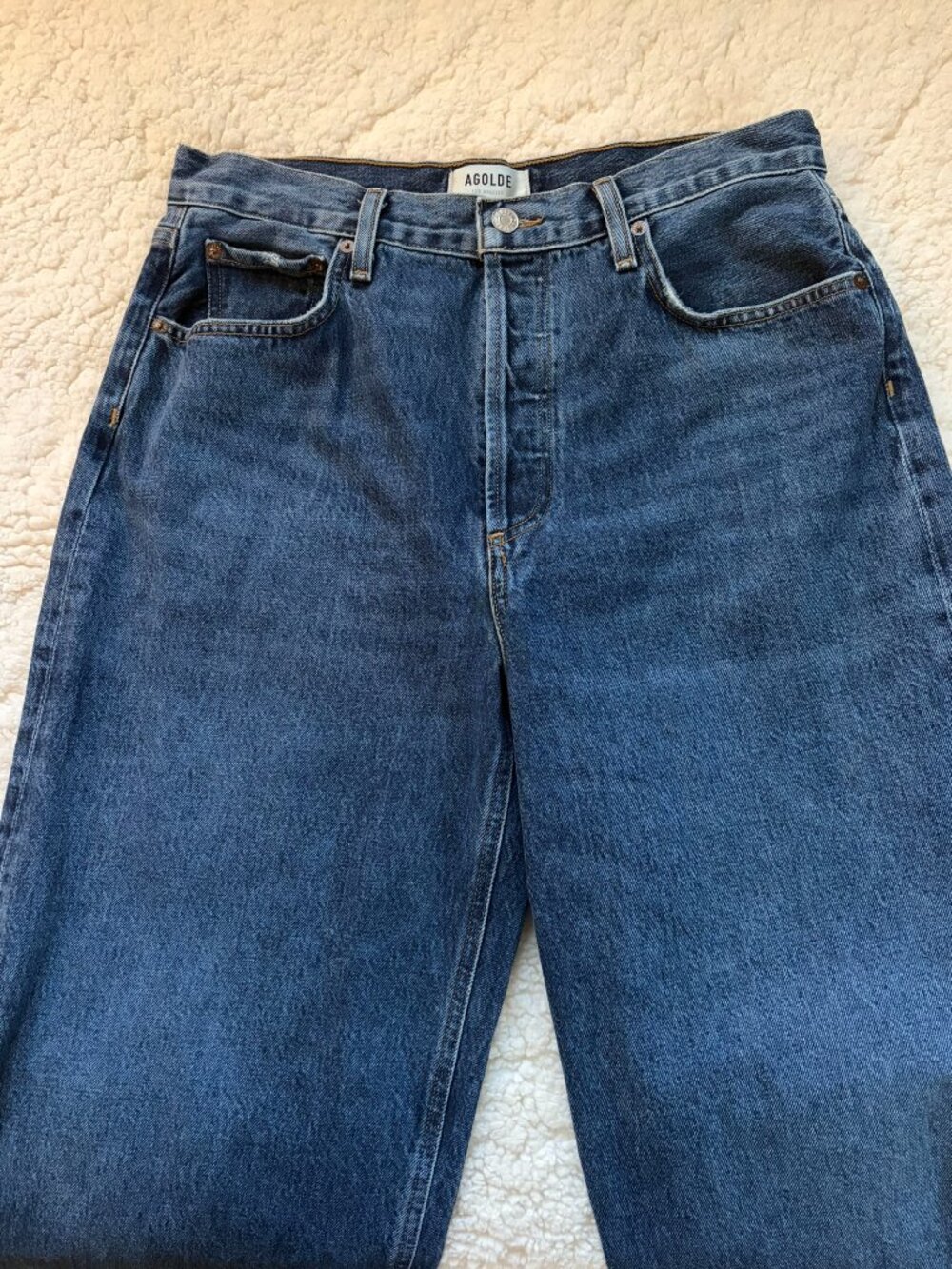 AGOLDE Low Slung Baggy Jeans - Size 28 - Picture 3 of 10